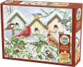 Puzzle 275 XL Zimowy ptaków śpiew 112694 - tantis.pl