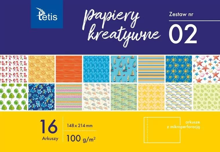 Papiery kreatywne A5/16k. Zestaw 2 - tantis.pl
