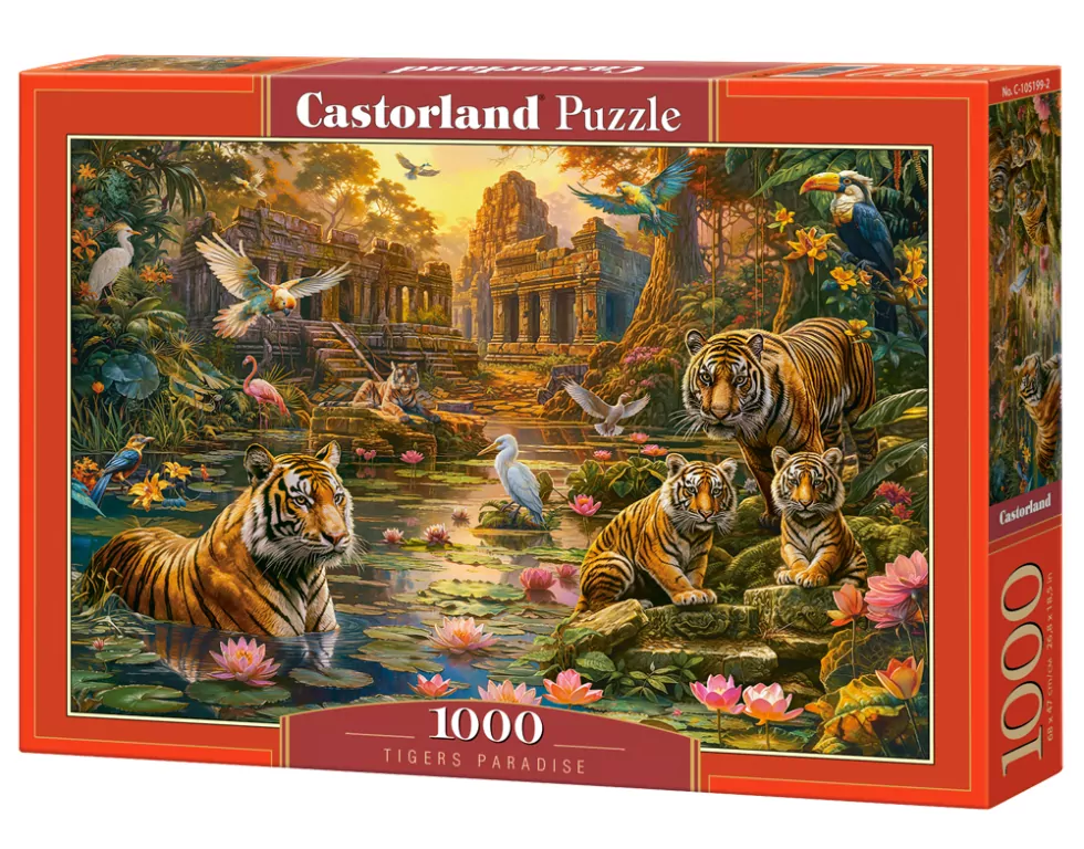 Castor. Puzzle 1000. Tigers Paradise - tantis.pl