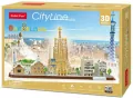 Puzzle 3D City Line Barcelona - tantis.pl