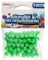 Koraliki do nawlekania zielone. 8mm 16 - tantis.pl