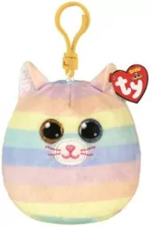 Beanie Boos Heather - kot 8,5 cm brelok