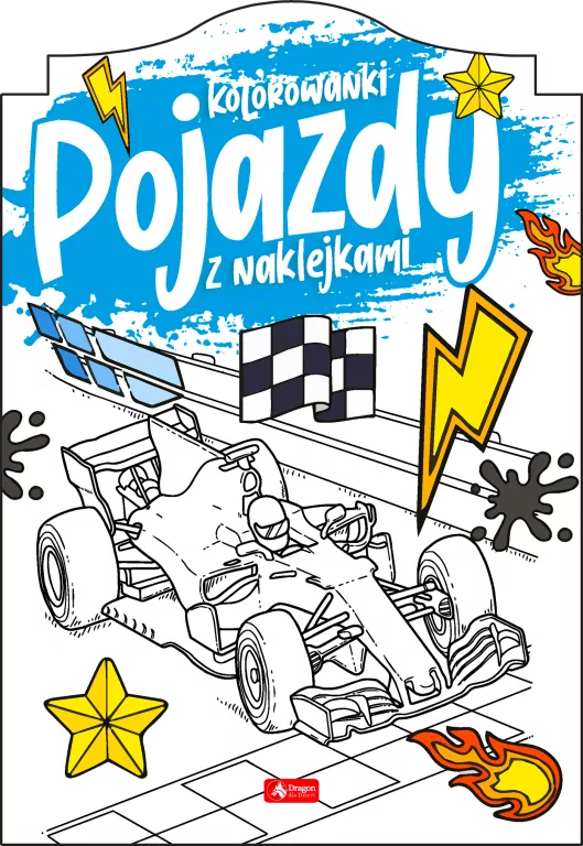 Pojazdy. Kolorowanka z naklejkami - tantis.pl
