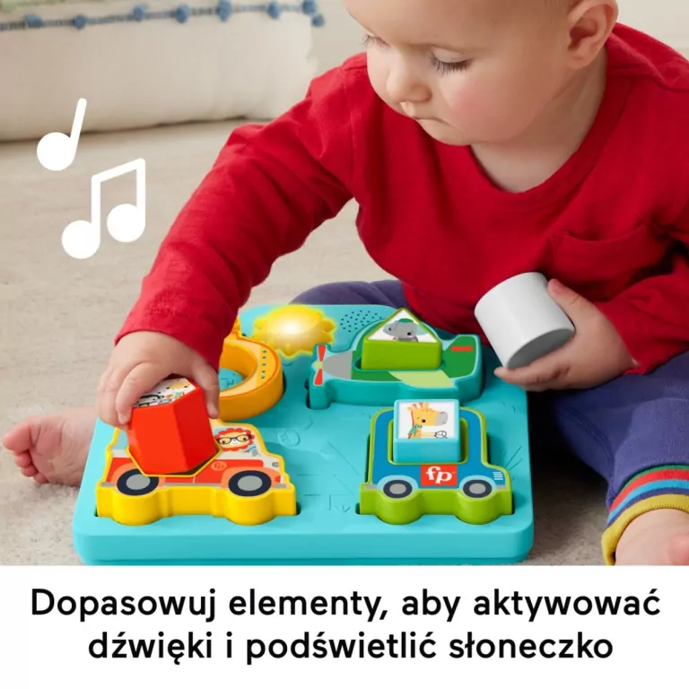 Fisher Price. Układanka Pojazdy i kształty HRP31 - tantis.pl