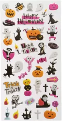 Urocze piankowe naklejki halloweenowe