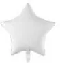 Balon foliowy. Gwiazdka biała 48 cm - tantis.pl
