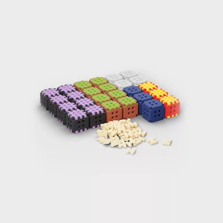 Marioinex Mini Waffle Green Blocks 206 el. - tantis.pl