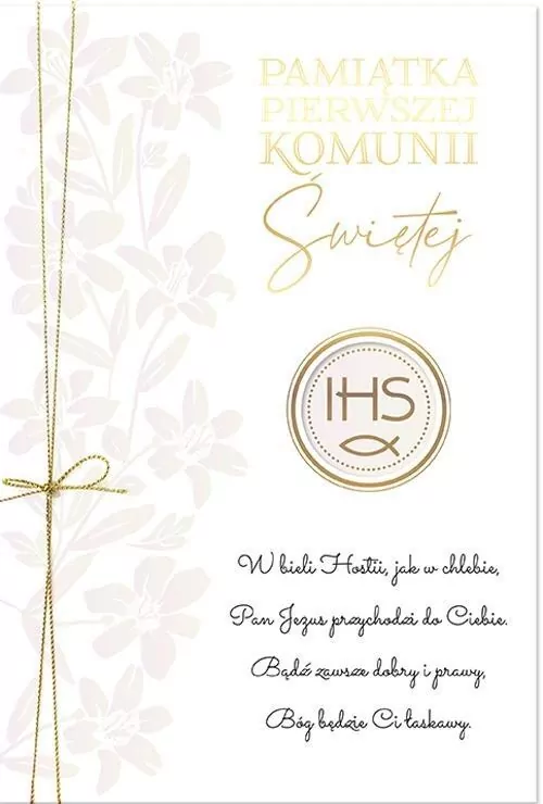 Karnet Primus Komunia - tantis.pl
