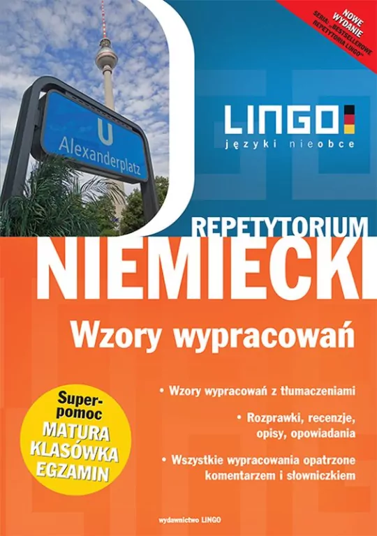 Niemiecki. Wzory wypracowań. Repetytorium - tantis.pl