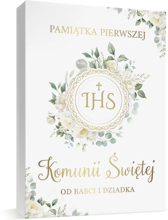 Pamiątka Komunia pudełko A4 + książka - tantis.pl