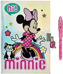 Pamiętnik zamykany na kłódkę Myszka Minnie