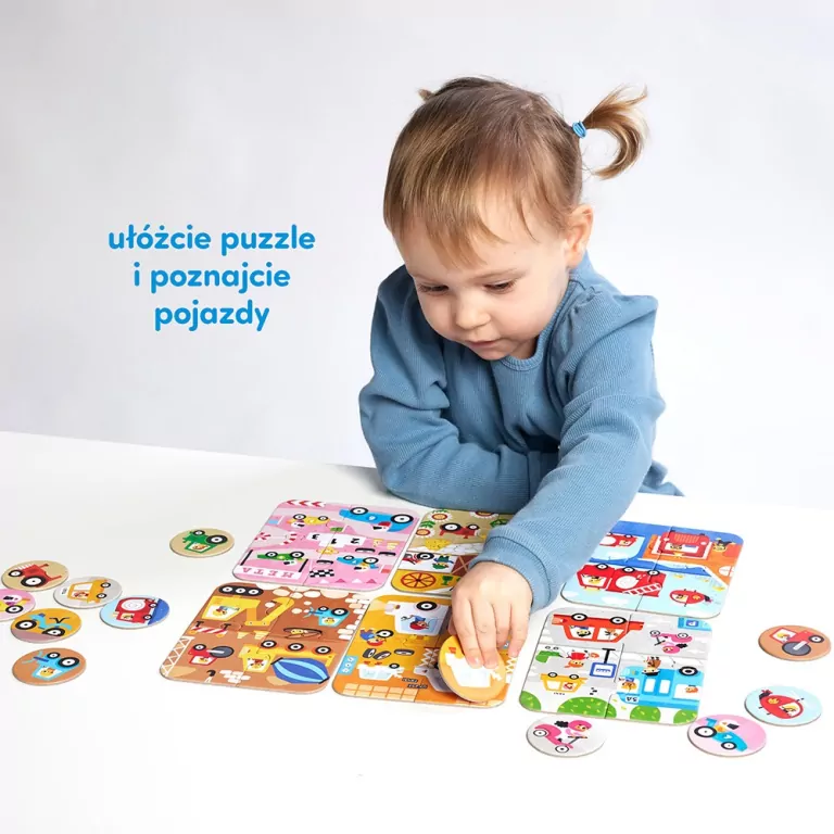 CzuCzu. Puzzle Pojazdy małe i duże. 2+ - tantis.pl