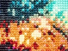 Diamentowa mozaika Kotek rudy 30x40cm 1009325 - tantis.pl