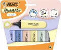 Zakreślacz Flat Pastel mix 6szt BIC - tantis.pl