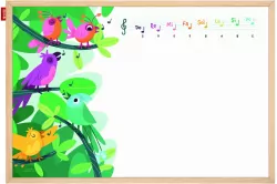 Tablica edukacyjna MEMOBE Music adventure! 60x40 cm