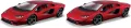 Multipak: Lamborghini Countach LPI 800-4 Red 1:24 x2 - tantis.pl