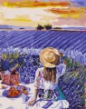 Malowanie po numerach. Piknik lawendowy 40x50cm - tantis.pl