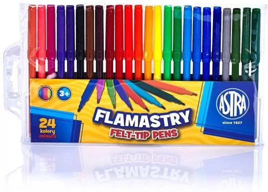 Flamastry. 24 kolory - tantis.pl