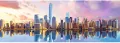 Trefl. Puzzle Panoramiczne. Manhattan, 1000 elementów - tantis.pl