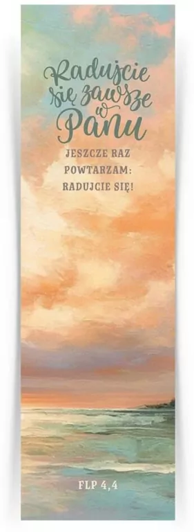 Zakładka duża - Radujcie się zawsze - tantis.pl