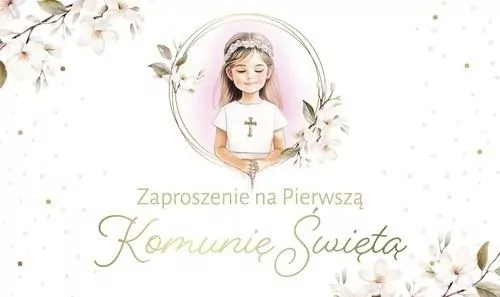 Zaproszenie Komunia - tantis.pl