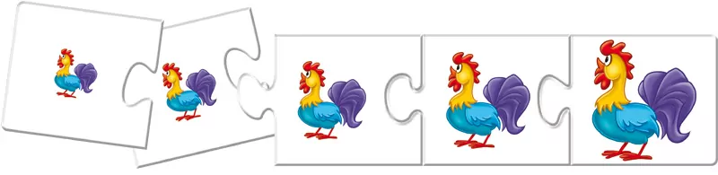 Małe Większe Największe. Układanka edukacyjna - tantis.pl