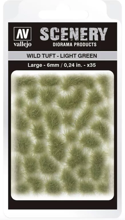 Vallejo: SC417 - Scenery - Wild Tuft - Light Green (6 mm x 35) - tantis.pl