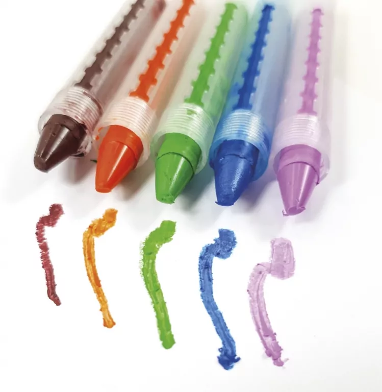 Kredki do twarzy 12 kolorów wykręcane - tantis.pl