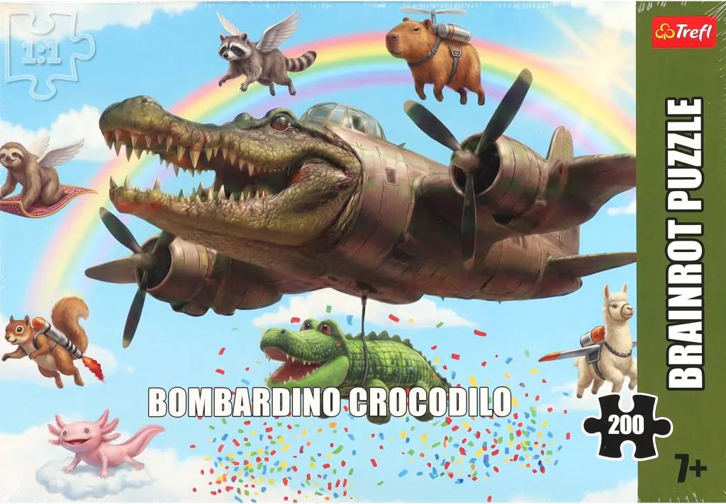 Puzzle 200 BrainRots Bombardino Crocodilo TREFL - tantis.pl
