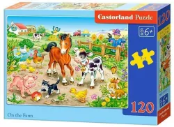 Puzzle 120. Na farmie. On the farm. B-13197-1