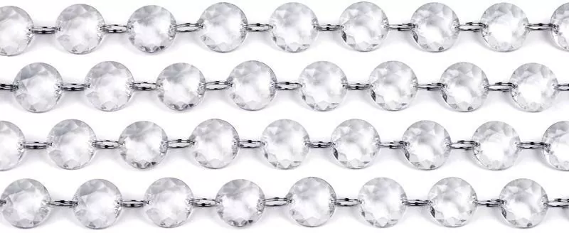 Girlanda kryształowa bezbarwna 1m - tantis.pl