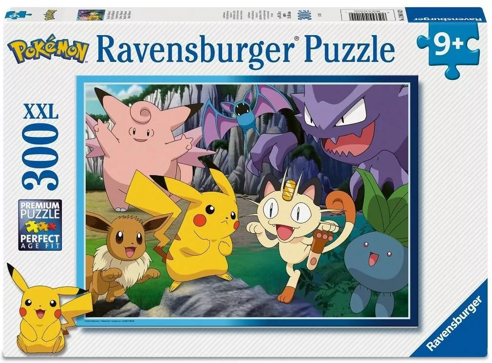 Puzzle dla dzieci 2D: Pokemon 300el - tantis.pl