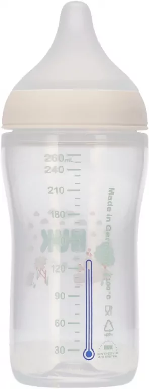 NUK. Perfect Match. Butelka z silikonowym smoczkiem. 260 ml. Owca - tantis.pl