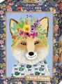 Puzzle 1000 Floral Friends, Lis z kwiatami na głow - tantis.pl