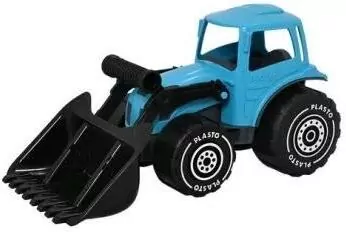 Traktor z ładowaczem 32cm turkusowy - tantis.pl