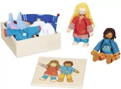 Figurki elastyczne Fynja i Fabio z garderobą