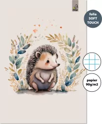 Zeszyt A4 32k.w kratkę Jeż 90g