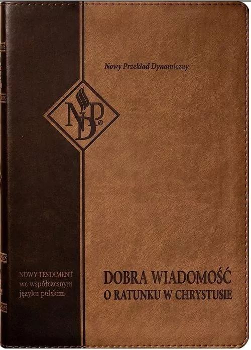 Nowy Testament. NPD z paginatorami. Ciemnobrązowy - tantis.pl