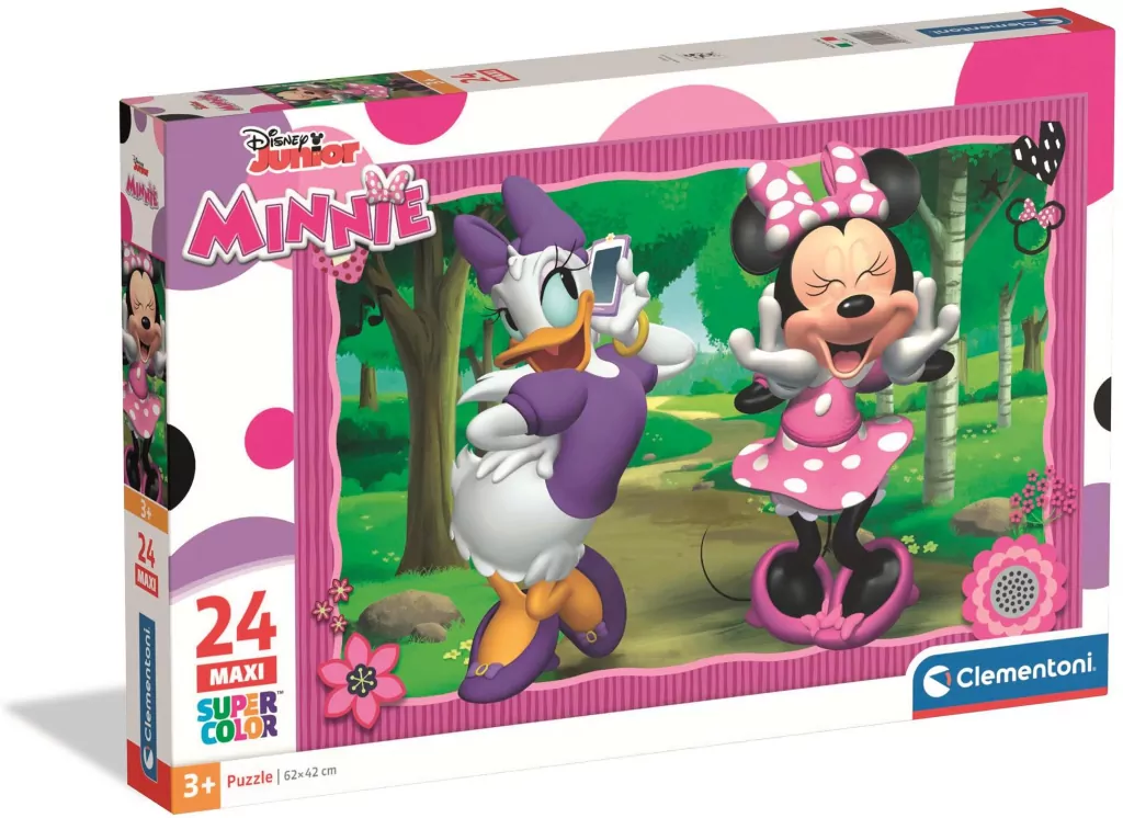 Puzzle 24 Maxi Super Color. Minnie - tantis.pl