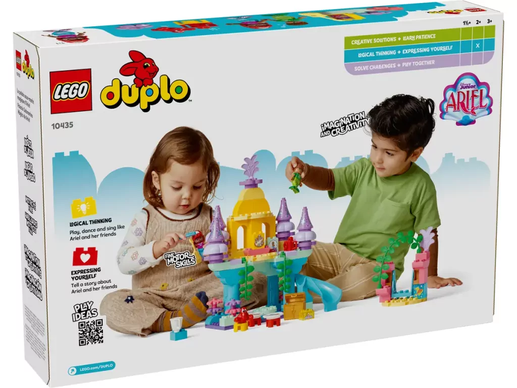 LEGO® DUPLO® Disney. Magiczny podwodny pałac Arielki. 10435 - tantis.pl