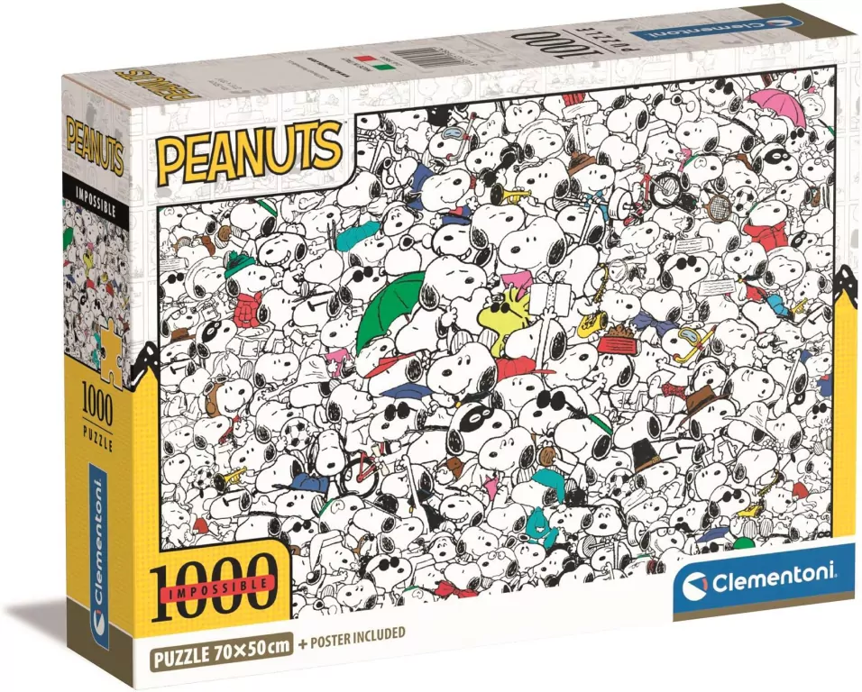 Puzzle 1000. Compact Impossible. Peanuts. 39804 - tantis.pl