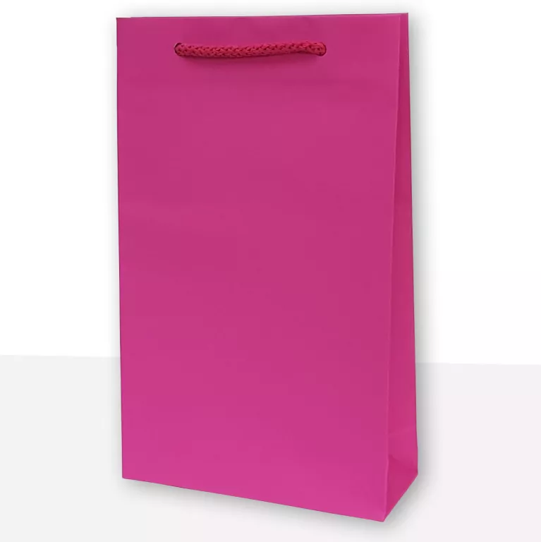 Torebki prezentowe jednobarwna T2 różowa 10 sztuk - tantis.pl