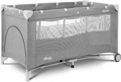 Caretero Łóżeczko turystyczne Basic szare