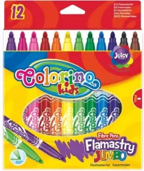 Flamastry jumbo 12 kolorów