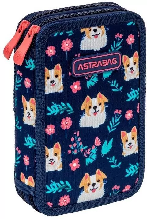 Piórnik podwójny z wyposaż. Dear Puppy ASTRA - tantis.pl