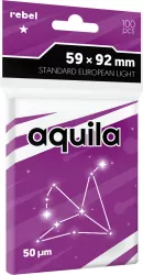 Koszulki na karty Rebel (59x92 mm) Aquila Light, 100 sztuk