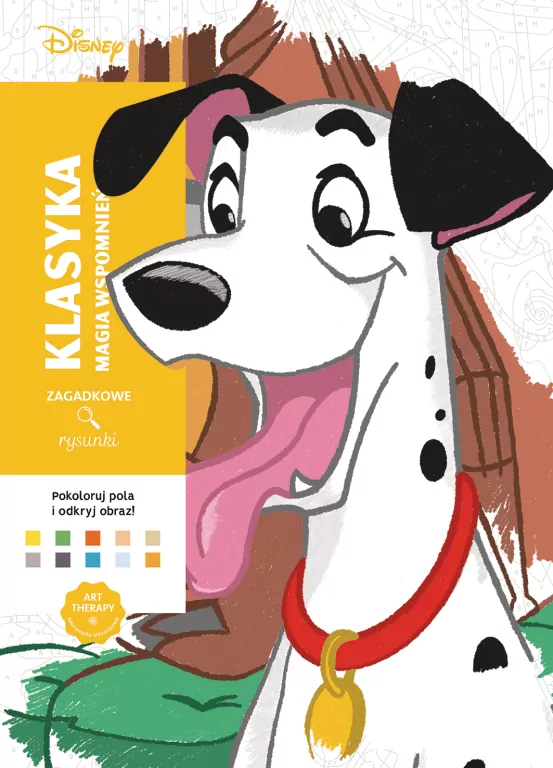 Art therapy. Kolorowanka antystresowa. Disney. Klasyka. Magia wspomnień. Zagadkowe rysunki - tantis.pl