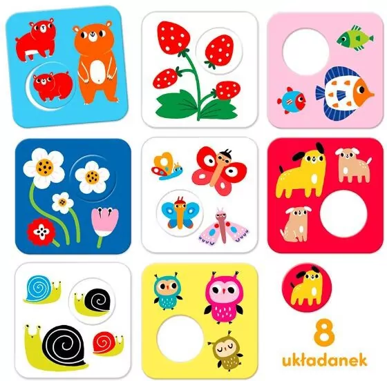 CzuCzu. Puzzle kontrastowe Tu pasuje 15m+ - tantis.pl