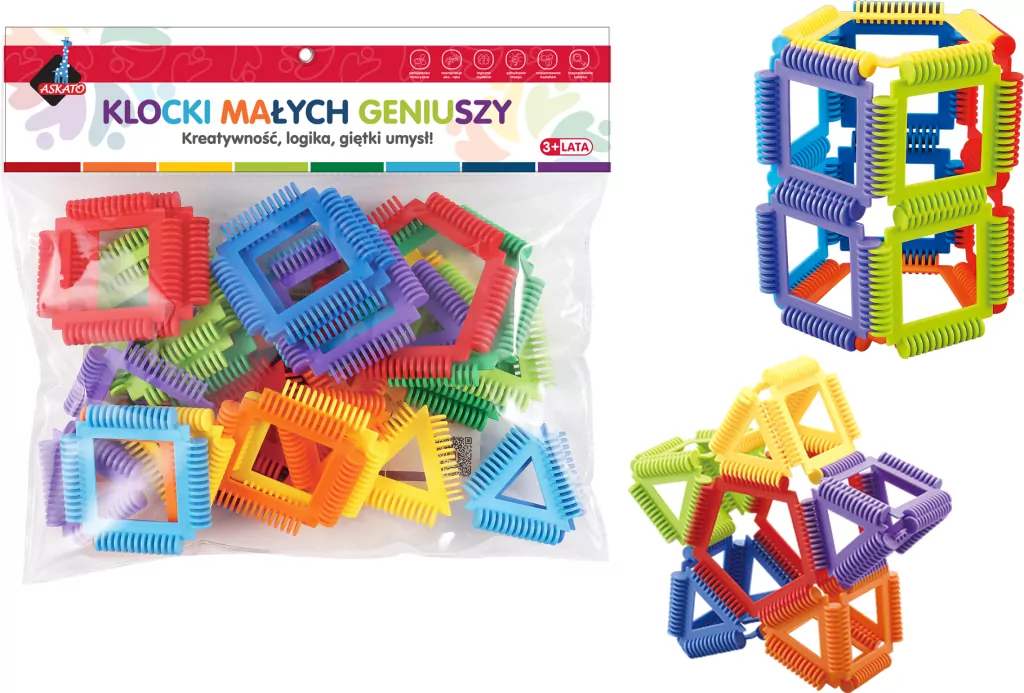 Askato. Puzzle 32. Klocki konstrukcyjne - tantis.pl