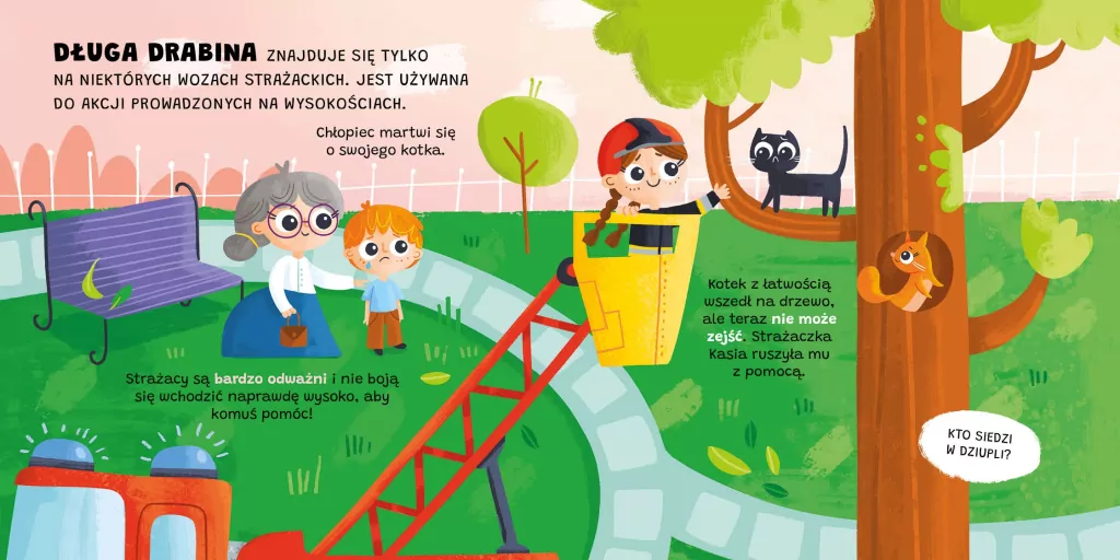 Maszyny i pojazdy. Wóz strażacki - tantis.pl